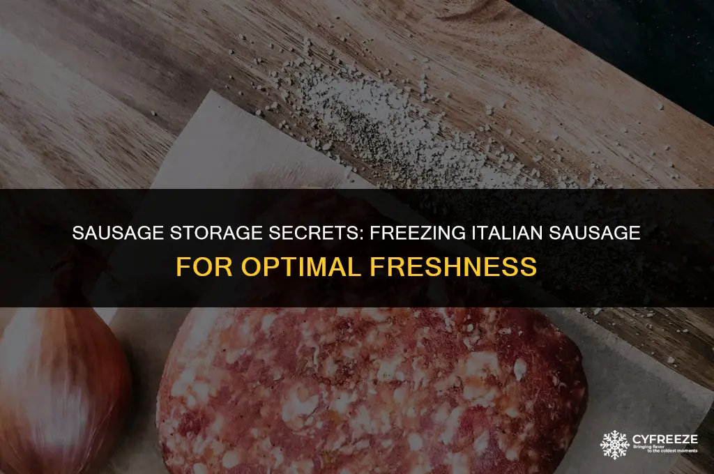 how long will italian sausage keep in freezer