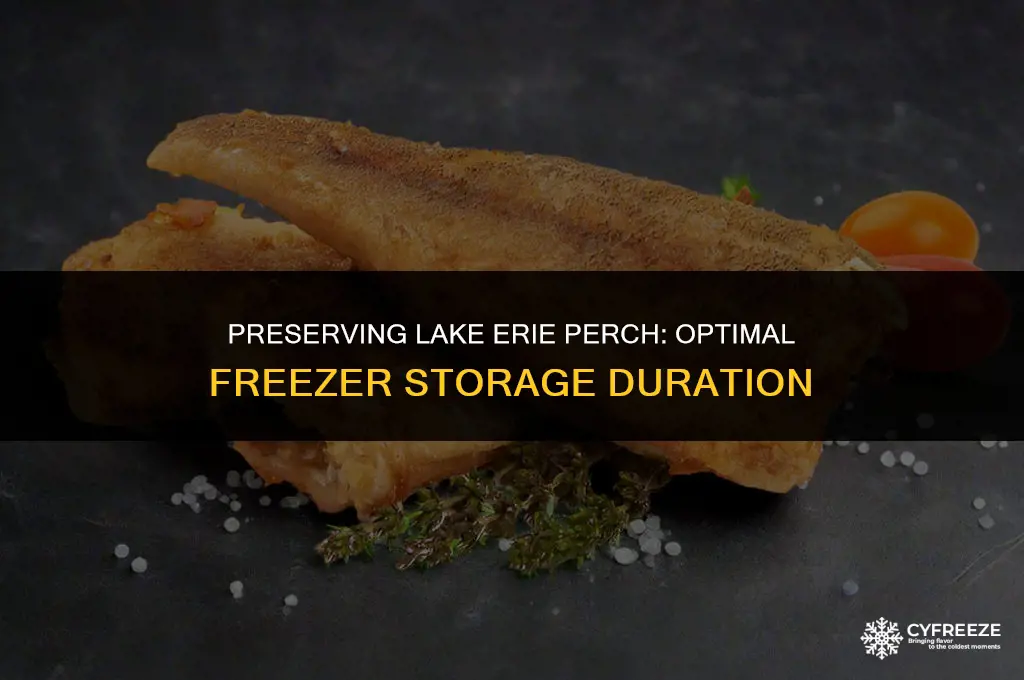 how long will lake erie perch stay in freezer