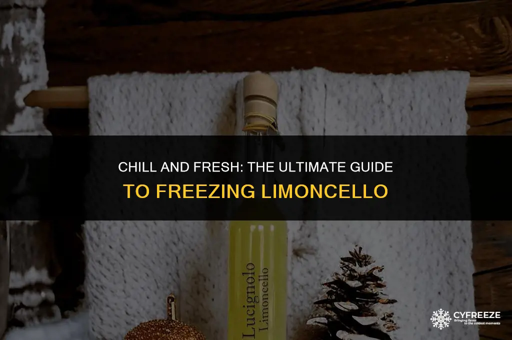 how long will limoncello last in freezer