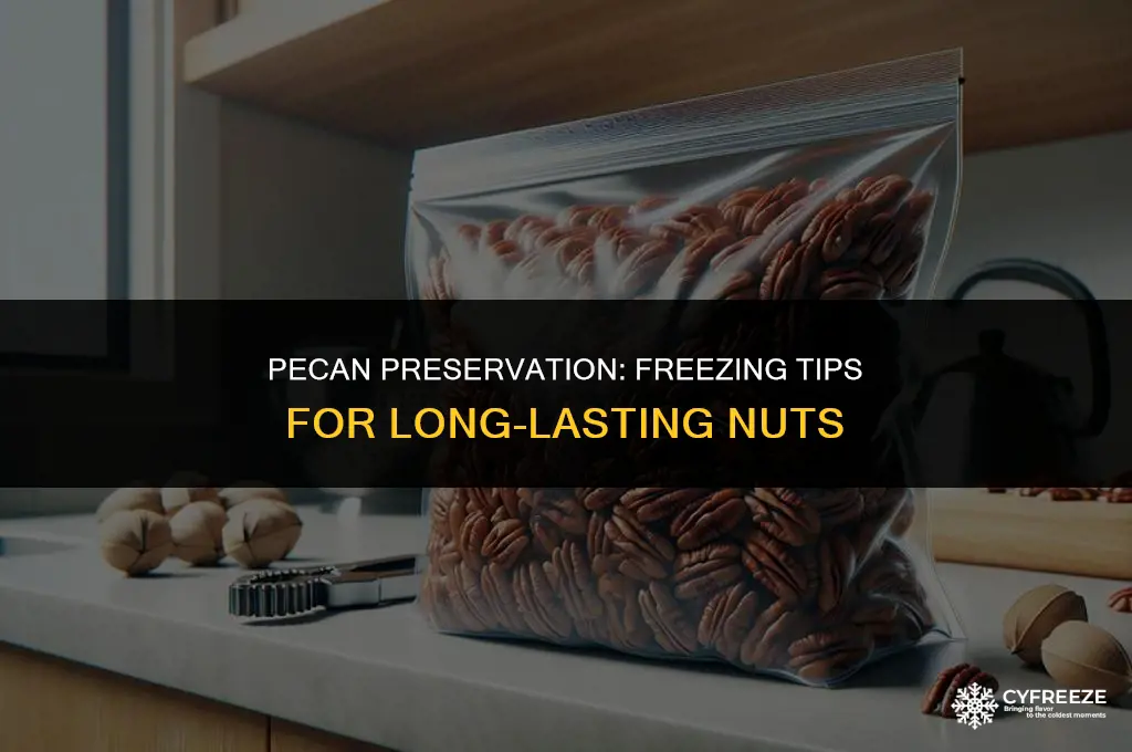 how long will pecans keep in freezer