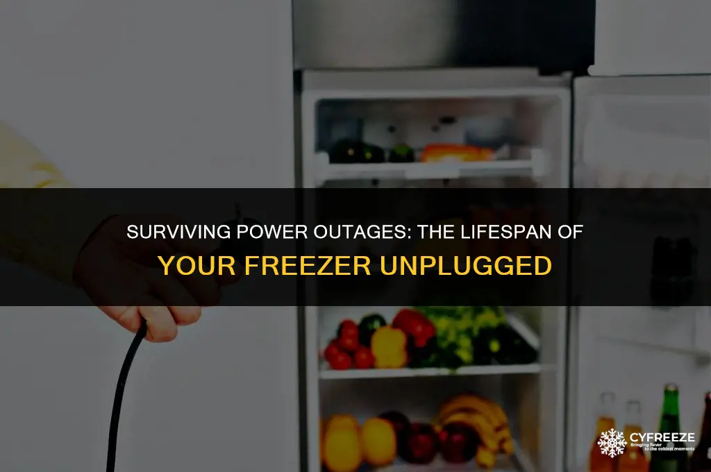 how long will the freezer last without power