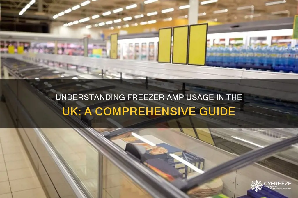 how many amps does a freezer use uk