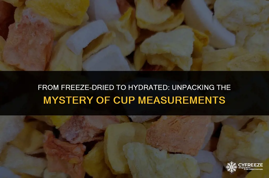 how many cups are in 1 lb freeze dried bag