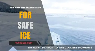 Chilling Insights: Safe Ice Formation and Freezing Temperatures Explained