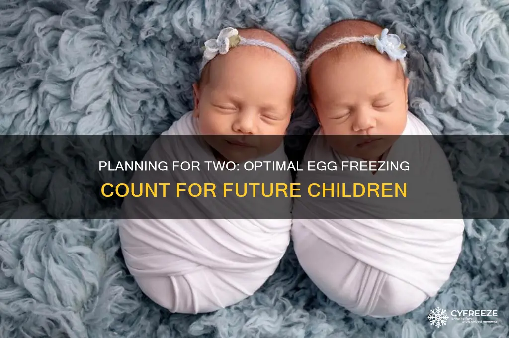 how many eggs should i freeze for 2 children