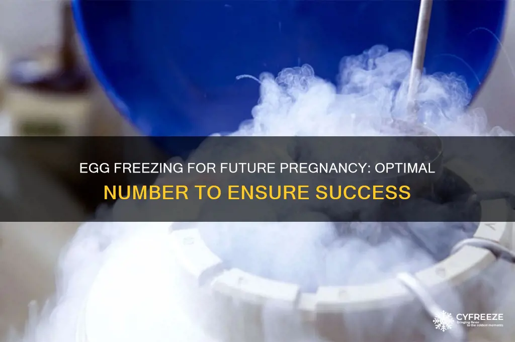 how many eggs should i freeze to get a baby