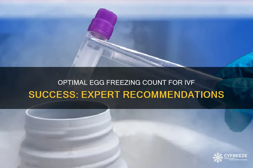 how many eggs should you freeze for ivf