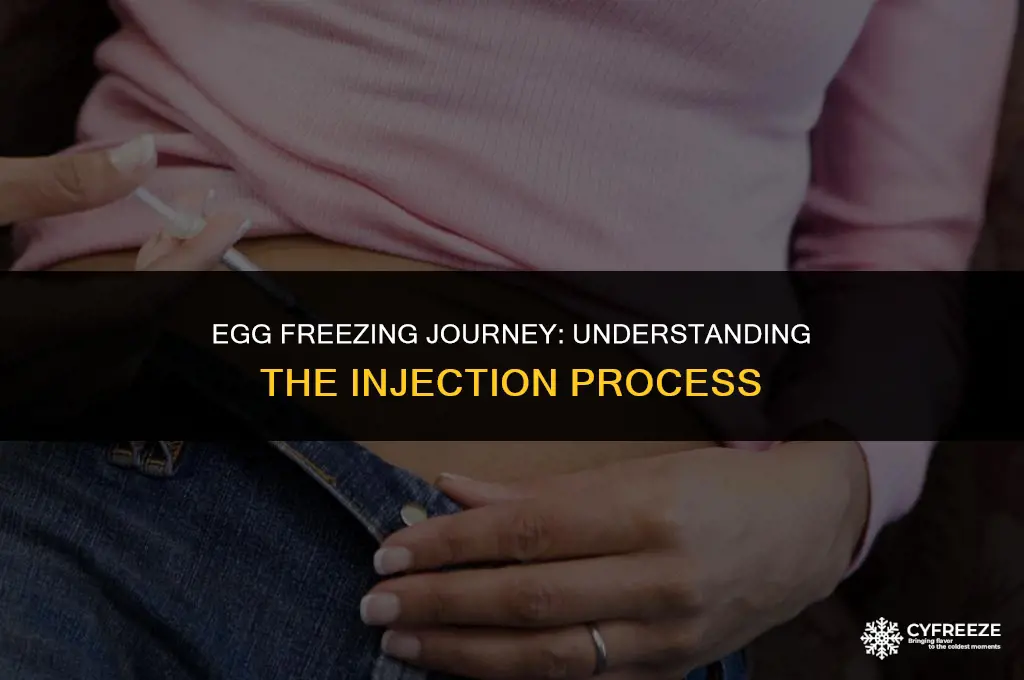 how many injections for egg freezing