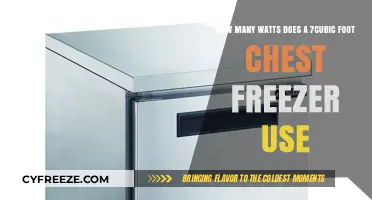 Efficient Cooling: Wattage Usage of a 7-Cubic-Foot Chest Freezer