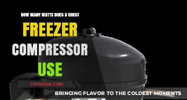 Chest Freezer Compressor Wattage: Understanding Energy Consumption and Efficiency