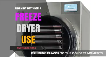 Understanding Freeze Dryer Wattage: Energy Consumption Explained
