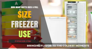 Full-Size Freezer Wattage: Understanding Energy Consumption and Costs