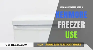 Kenmore Freezer Wattage: Understanding Energy Consumption and Efficiency