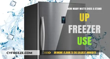 Stand Up Freezer Wattage: Understanding Energy Consumption and Costs