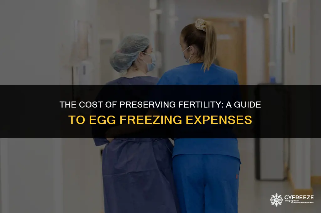how mich does it cost to freeze eggs