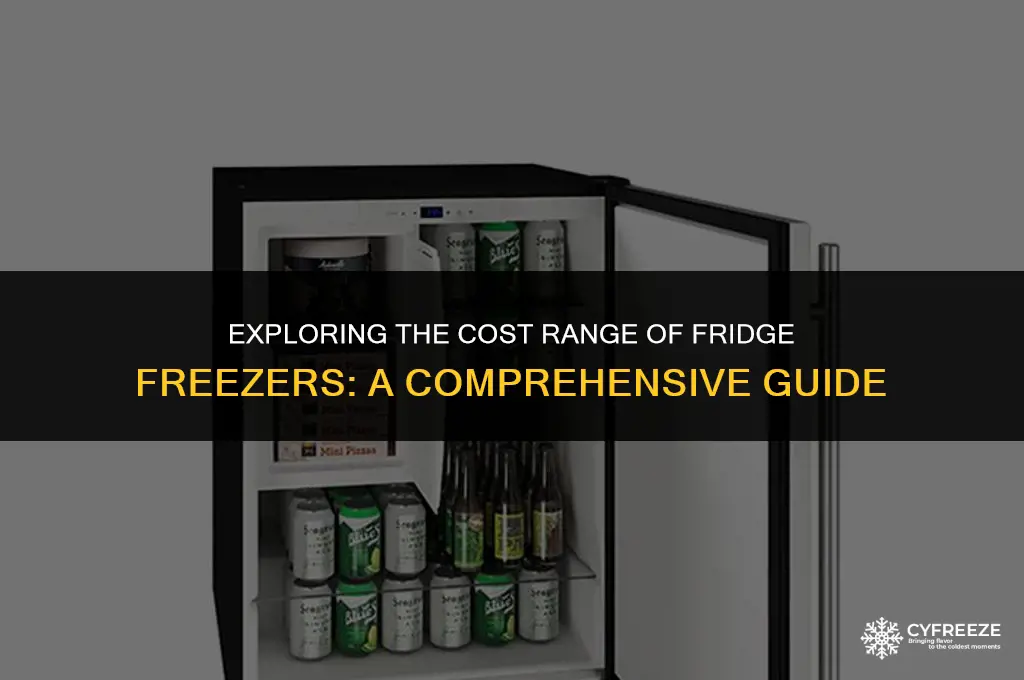 how much does a fridge freezer cost