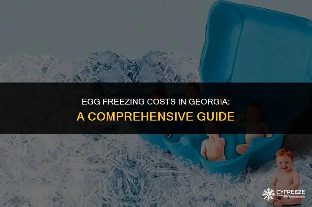 how much does it cost to freeze eggs in ga
