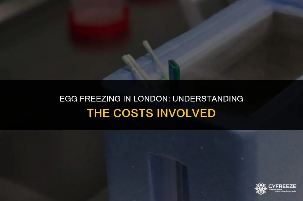 how much does it cost to freeze eggs in london