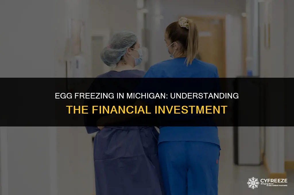 how much does it cost to freeze eggs in michigan