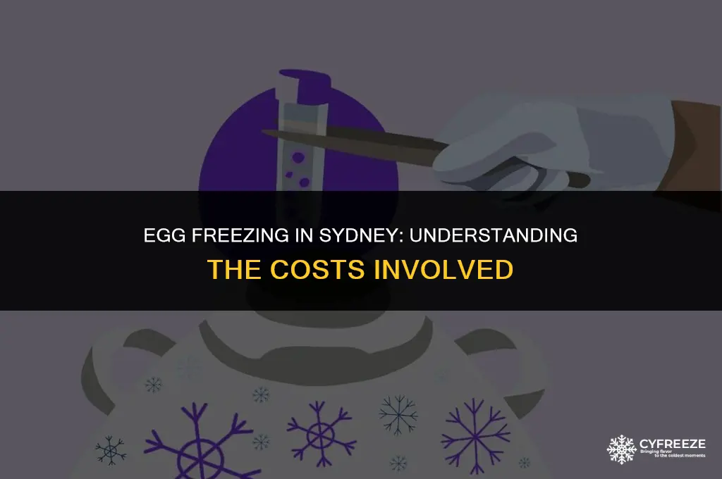 how much does it cost to freeze eggs sydney