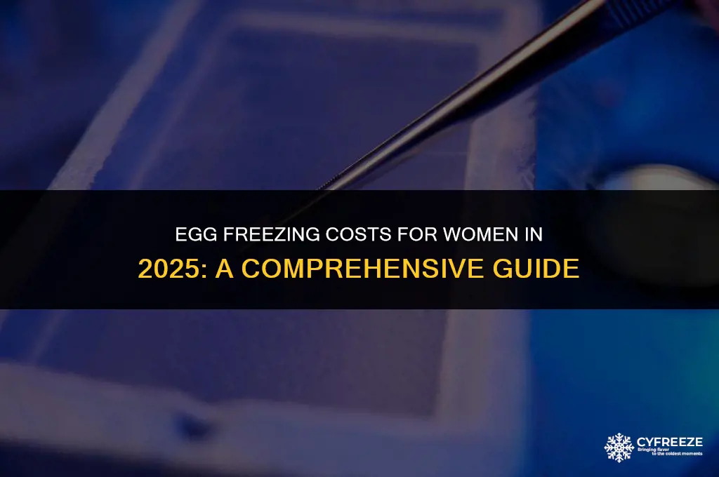 how much does it cost to freeze female eggs 2025