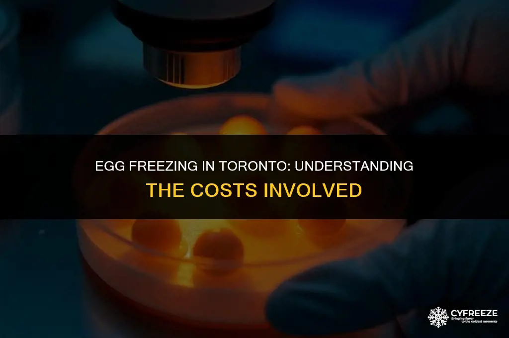 how much does it cost to freeze your eggs toronto