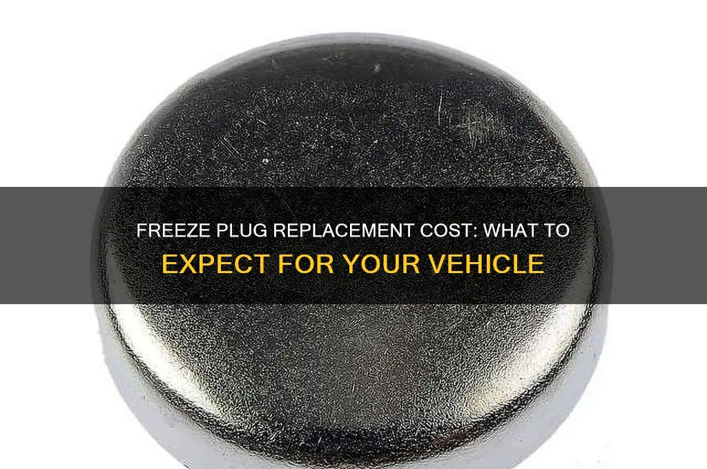 how much does it cost to get freeze plugs replaced