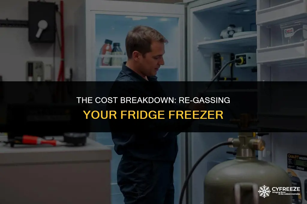 how much does it cost to regas a fridge freezer
