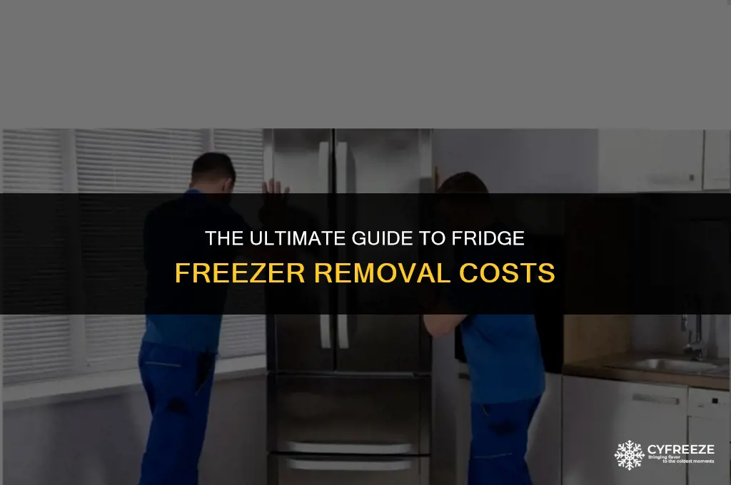 how much does it cost to remove a fridge freezer