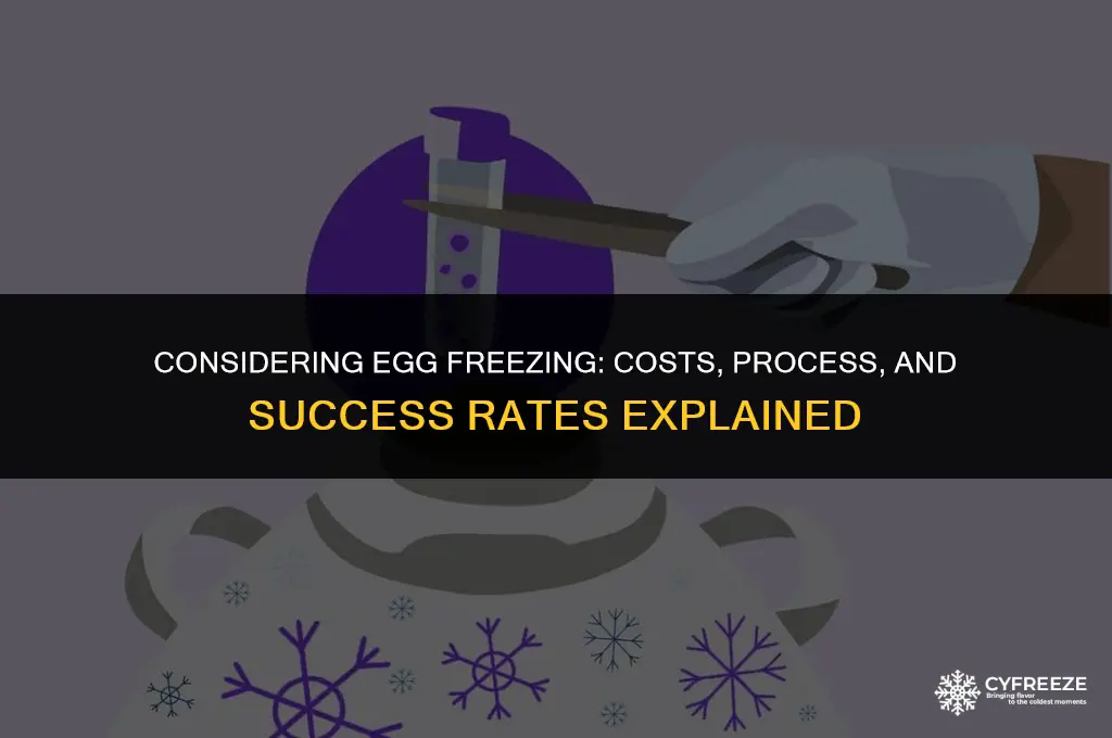 how much egg freezing
