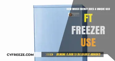 Energy Consumption of a Unique 6-Cubic-Foot Freezer: A Breakdown