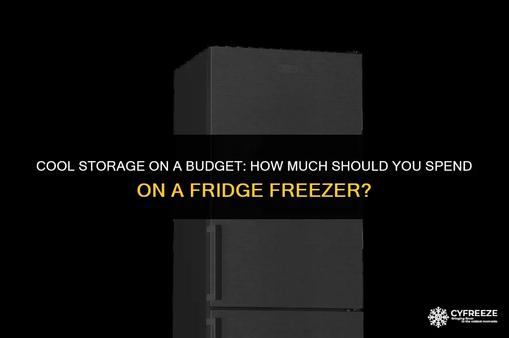 how much for a fridge freezer