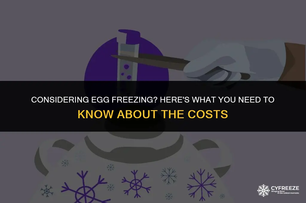 how much for egg freezing