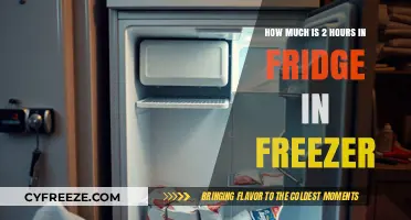 Chill Time: Converting Refrigerator Hours to Freezer Minutes