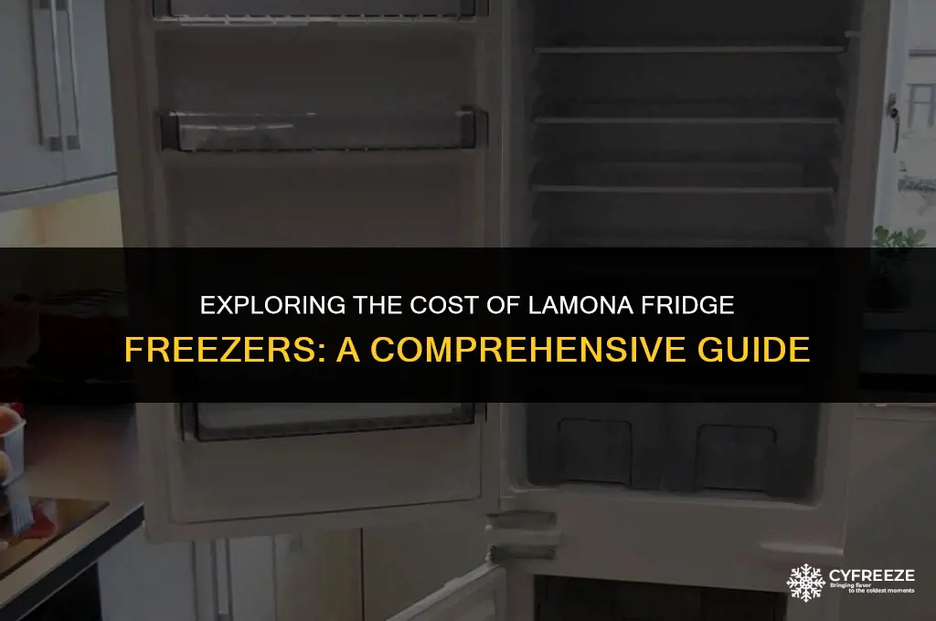 how much is a lamona fridge freezer