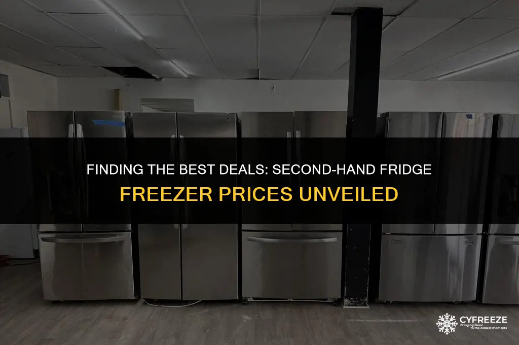 how much is a second hand fridge freezer