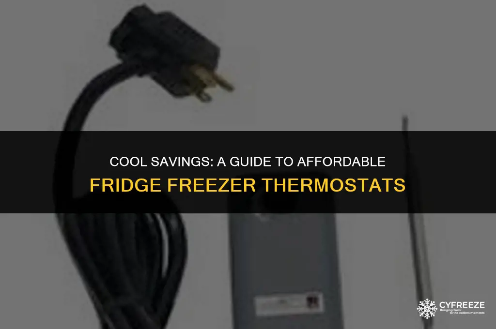 how much is a thermostat for a fridge freezer