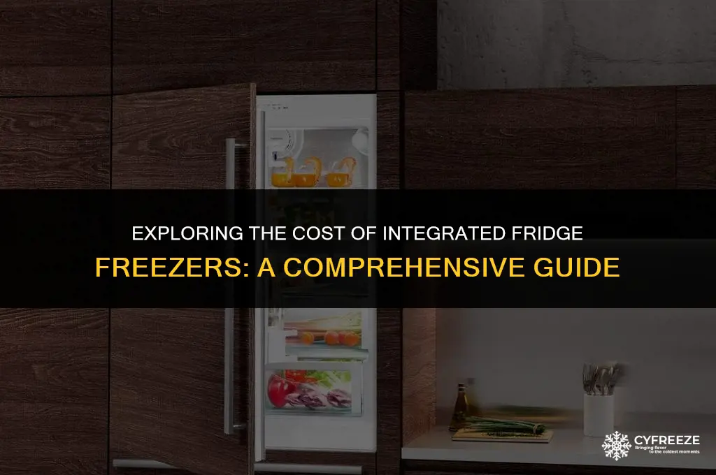 how much is an integrated fridge freezer