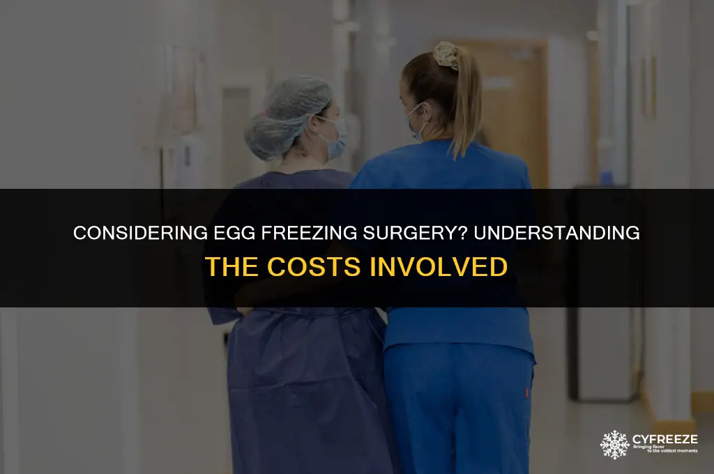 how much is egg freezing surgery