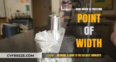 Understanding the Freezing Point of Width: A Comprehensive Guide