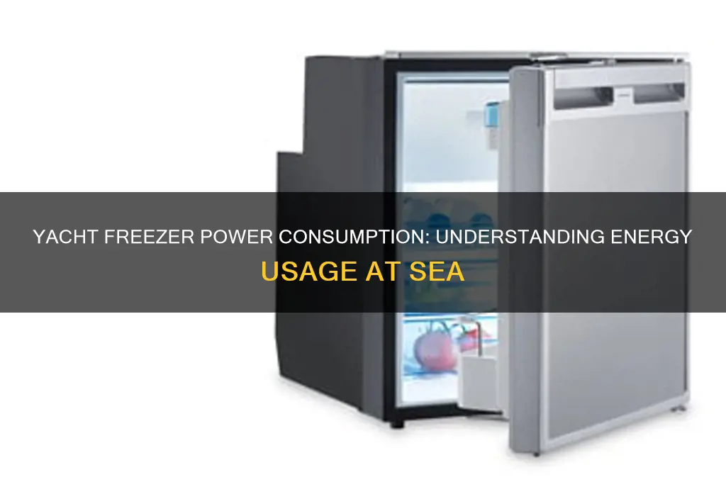 how much pwer do a freezer use on ayacht