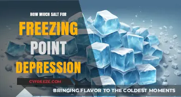 Understanding Salt's Role in Lowering Freezing Point Depression