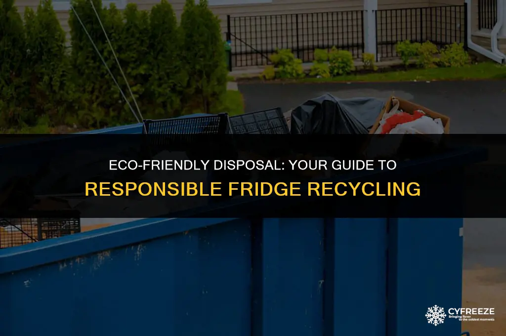 how much to dispose of fridge freezer
