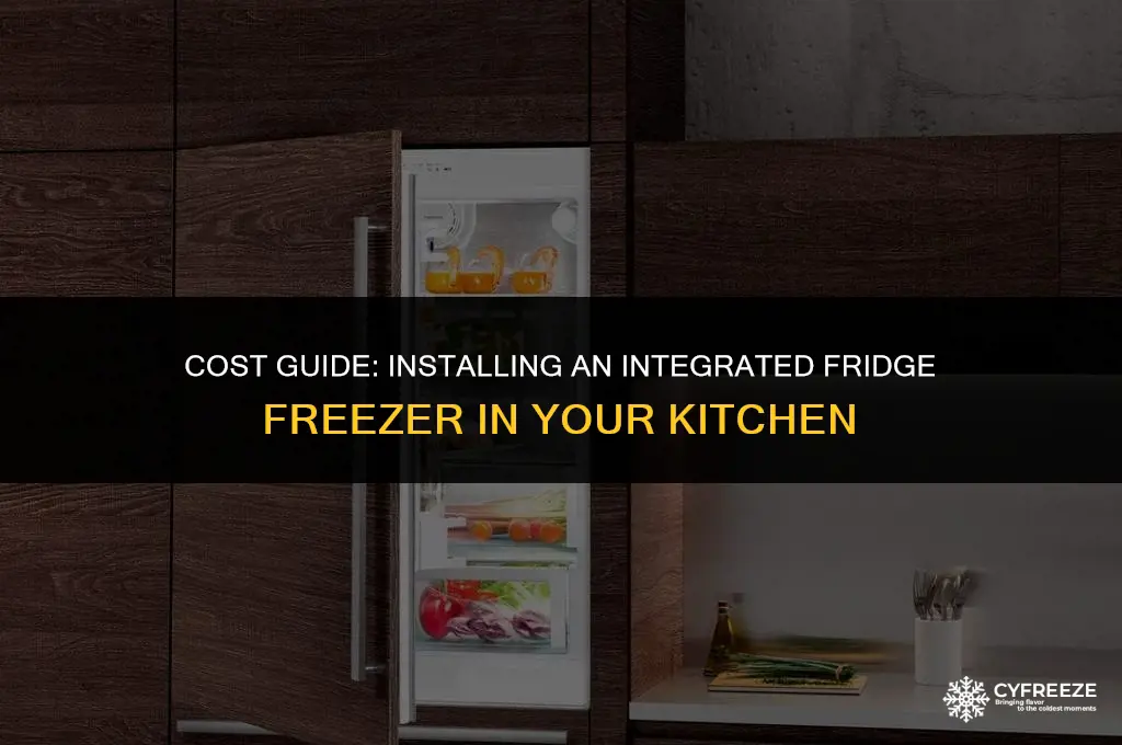 how much to fit an integrated fridge freezer