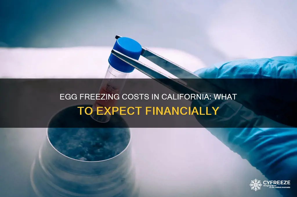 how much to freeze eggs in california