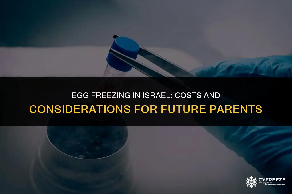 how much to freeze eggs in israel