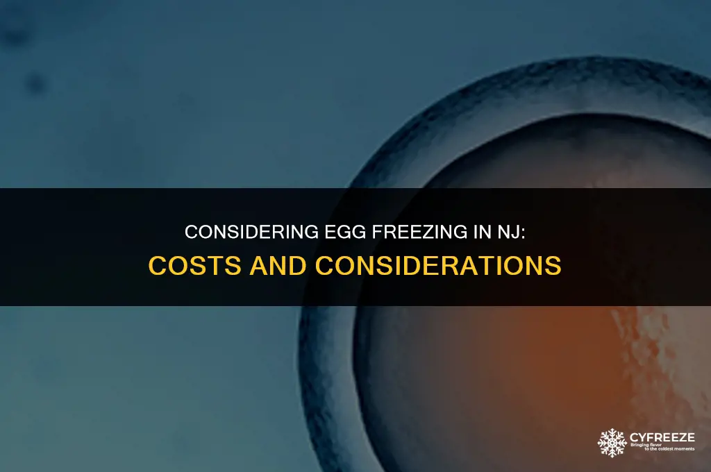 how much to freeze eggs in nj