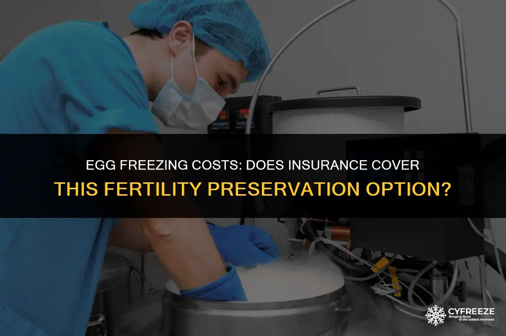 how much to freeze eggs with insurance