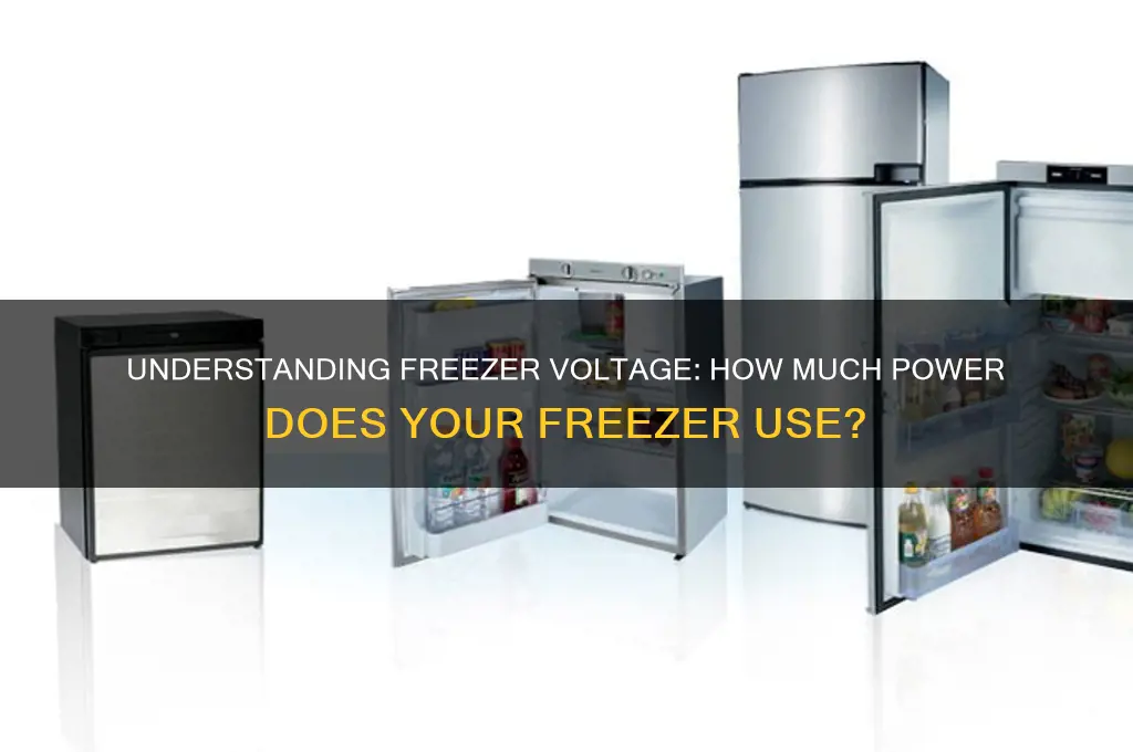 how much voltage does a freezer use