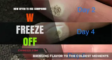 Effective Compound W Freeze Off Usage Frequency for Safe Wart Removal